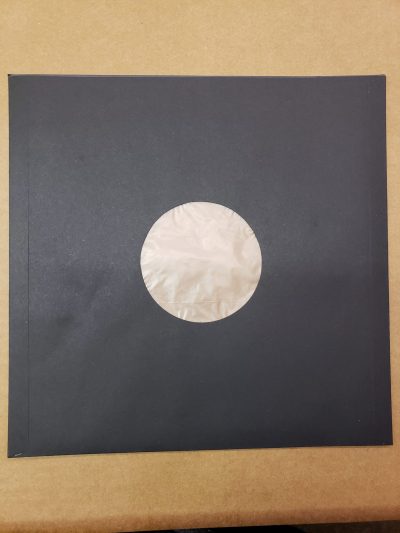 12" BLACK POLYLINED Innersleeves